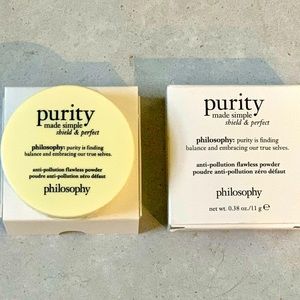 MSRP$39 Philosophy Purity Made Simple Anti-Pollution Flawless Powder 0.38oz